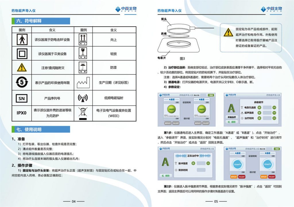 藥物超聲導(dǎo)入儀（ZXSW-CS-I）