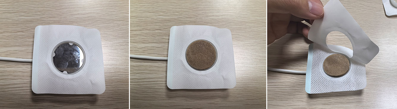 第二步：固定貼與治療頭的安裝